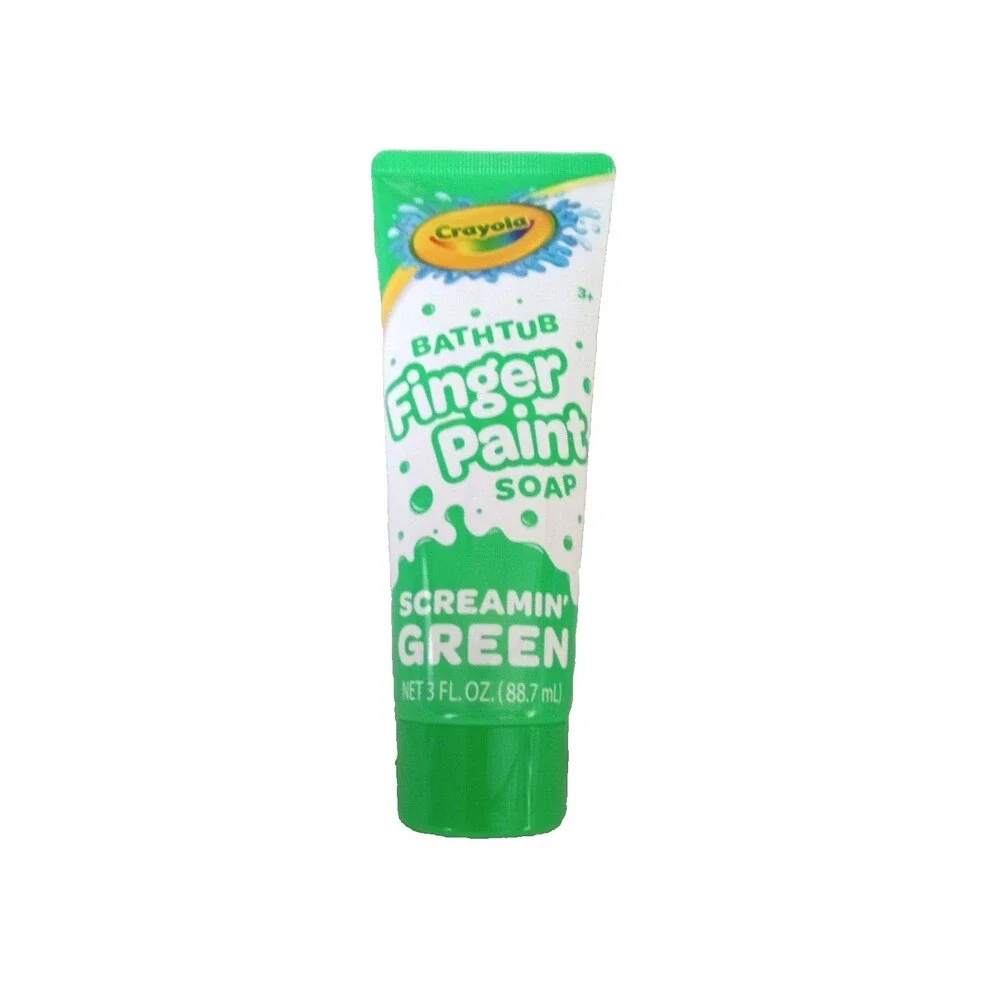 5pc Crayola Bathtub Finger Paint Soap (3oz Tubes) 5 Color ~ NEW SEALED!!!